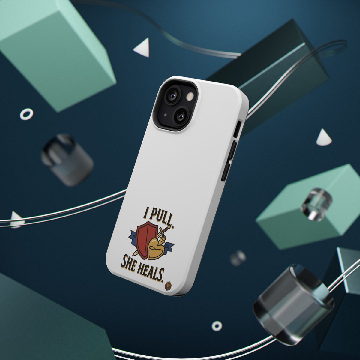 Phone Case — 'I Pull. She Heals.' Heavy-Duty Impact-Resistant Phone Case