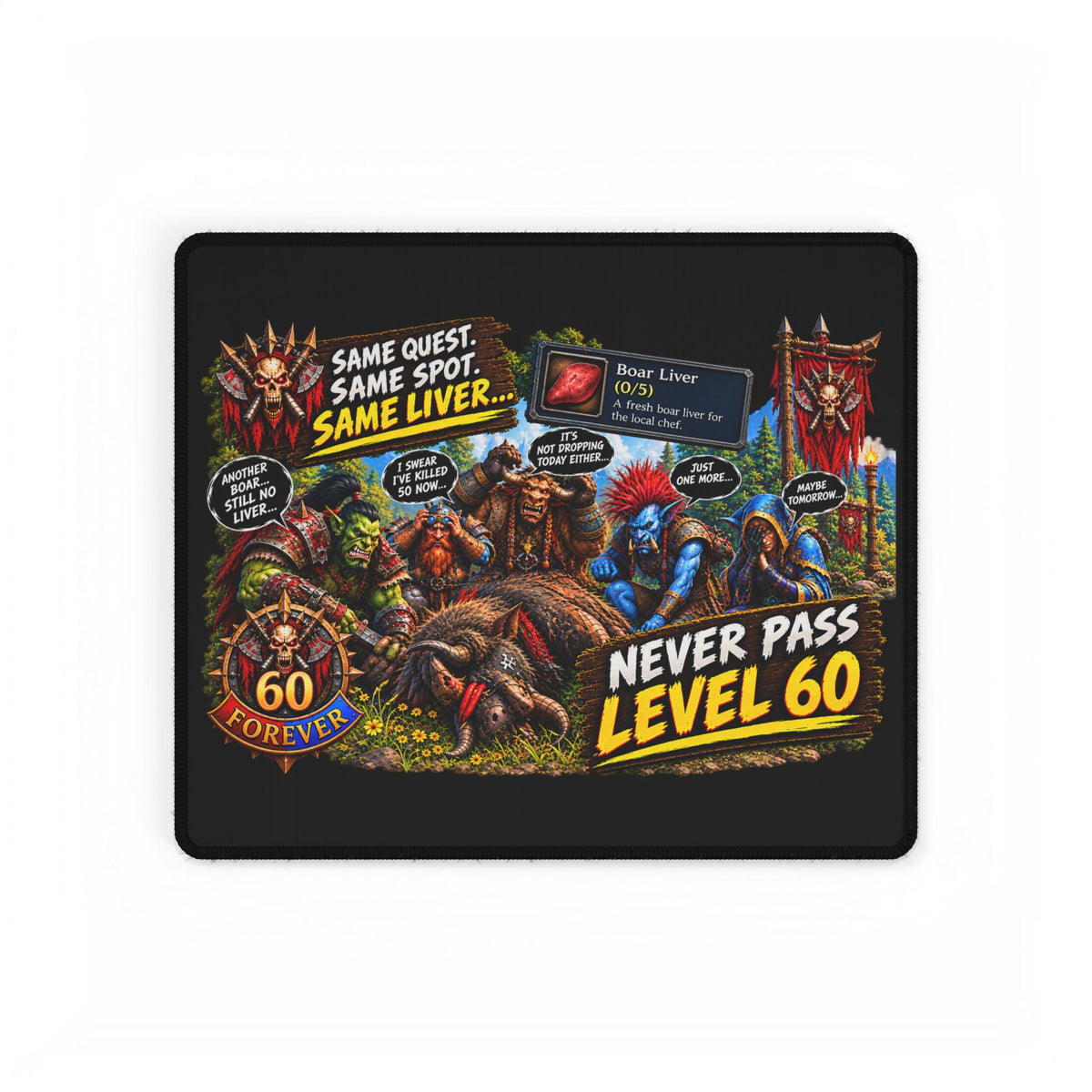 Same Same Same Level 60 – Desk Mat