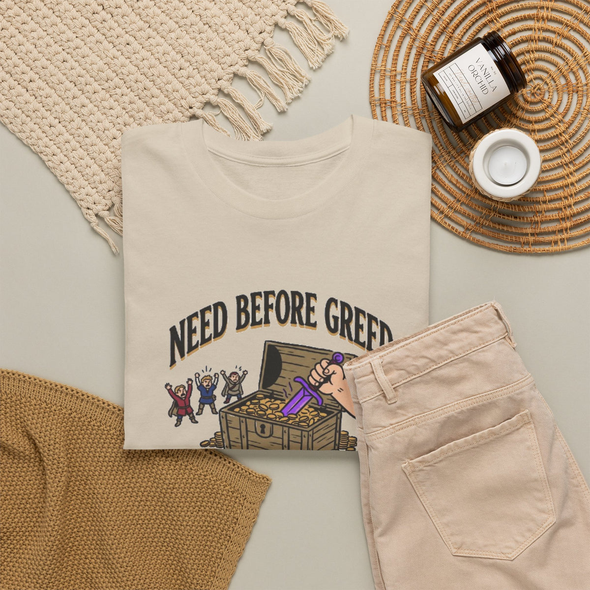 Need Before Greed – T-Shirt