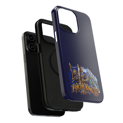 Phone Case — 'For The King' Banner Heavy-Duty Impact-Resistant Phone Case