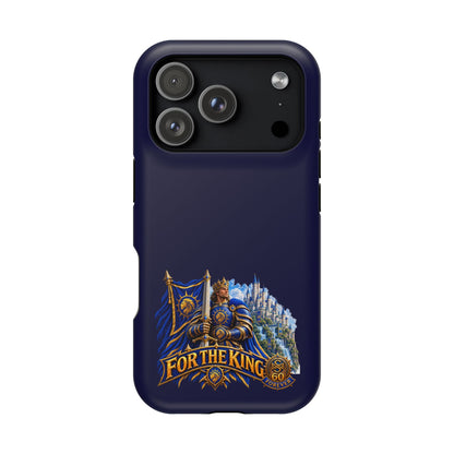 Phone Case — 'For The King' Banner Heavy-Duty Impact-Resistant Phone Case