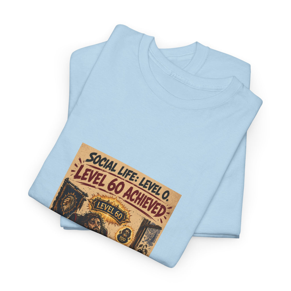 Level 60 Achieved (Blue) – T-Shirt