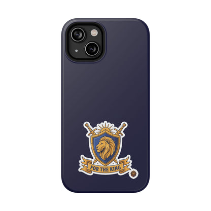 Phone Case — 'For The King Crest' Heavy-Duty Impact-Resistant Phone Case