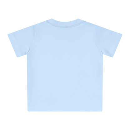 Baby T-Shirt — "LFG: Looking For Groceries" Cute Superhero Grocery Cart Tee