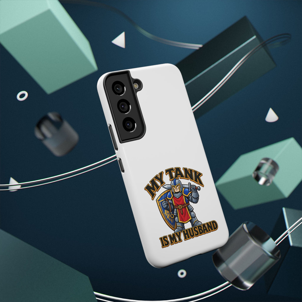 Phone Case — 'My Tank Is My Husband' Heavy-Duty Impact-Resistant Phone Case