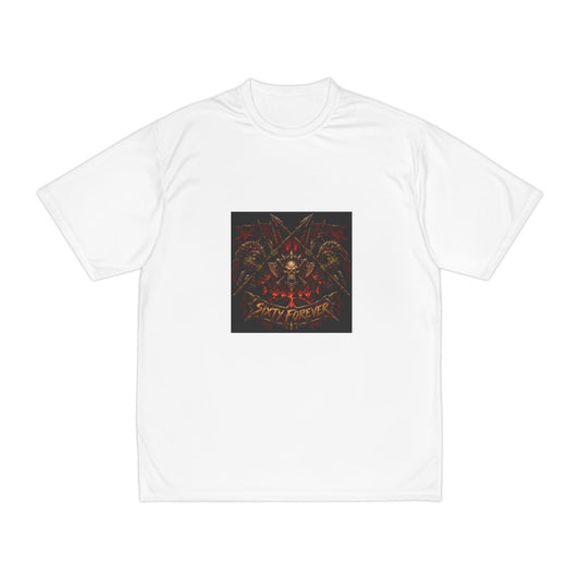 Skull & Roses Performance T-Shirt — 'Stay Fierce' Graphic