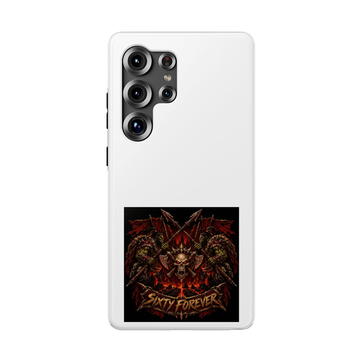 Sixty Forever – Skull & Axes – Phone Case