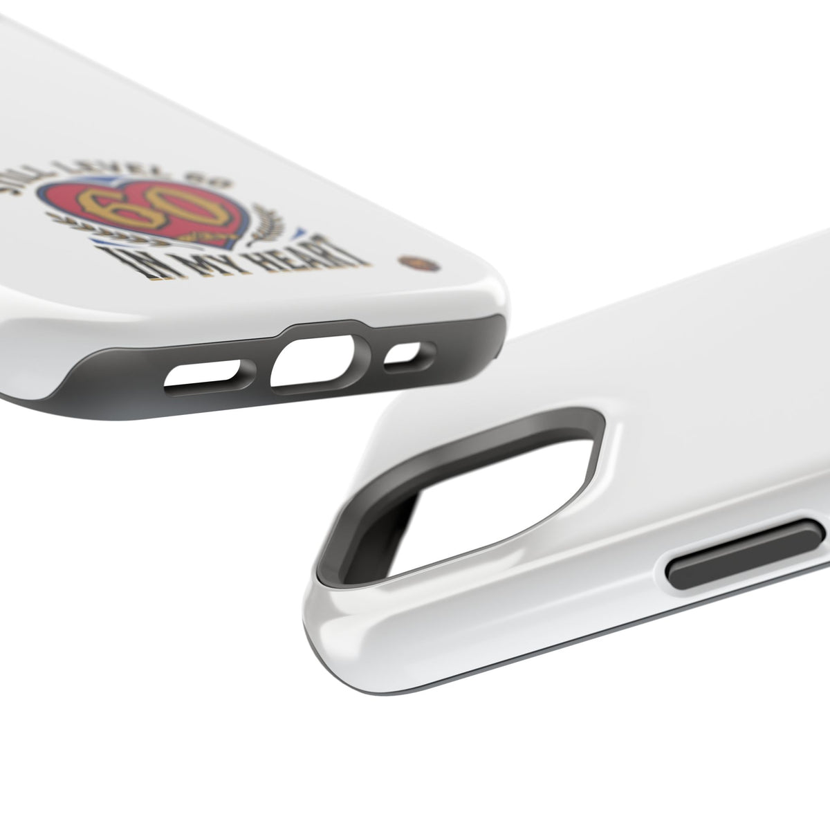 Phone Case — 'Still Level 60 In My Heart' Heavy-Duty Impact-Resistant Phone Case