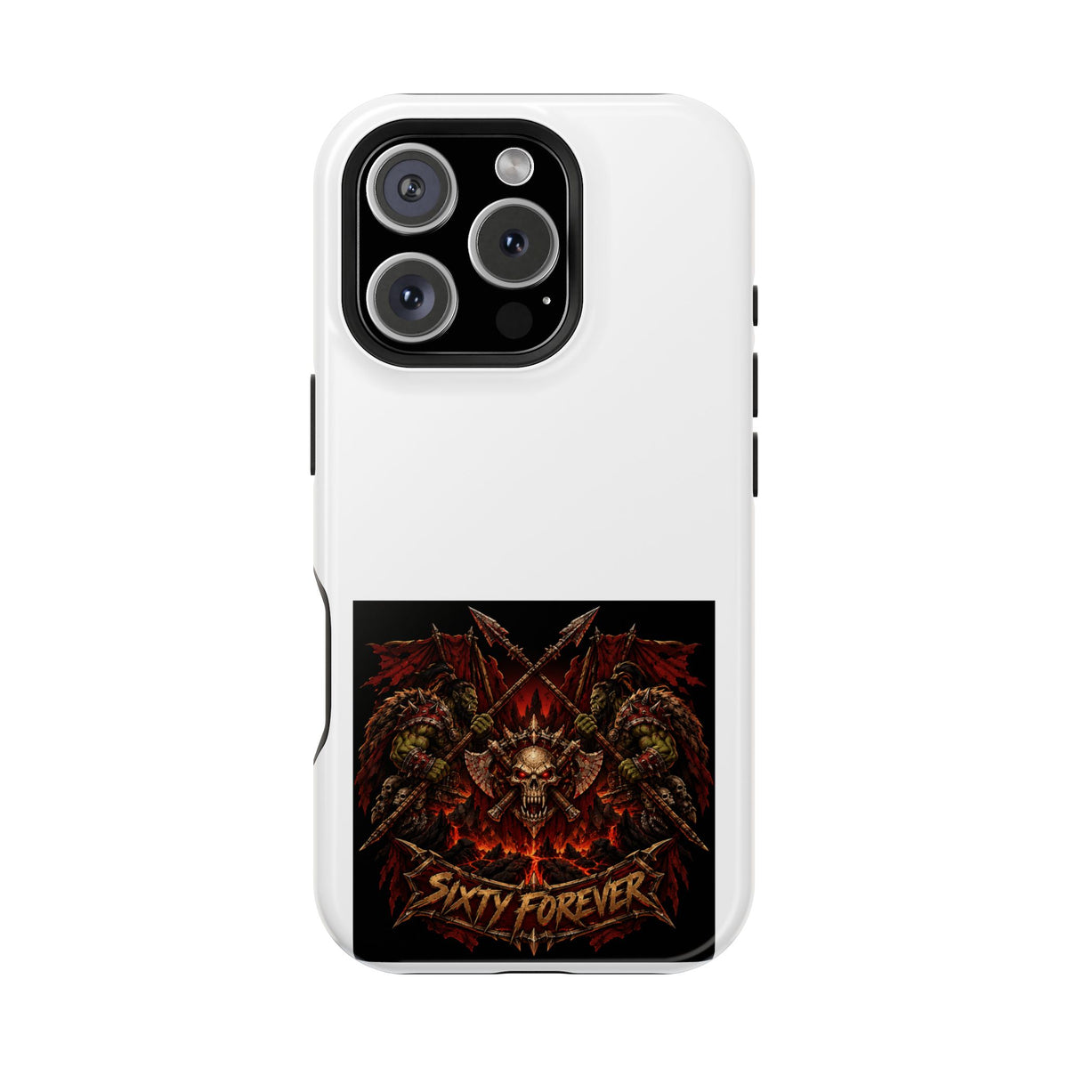 Sixty Forever – Skull & Axes – Phone Case