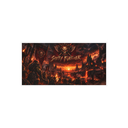 Sixty Forever – Lava Fields – Poster Decal