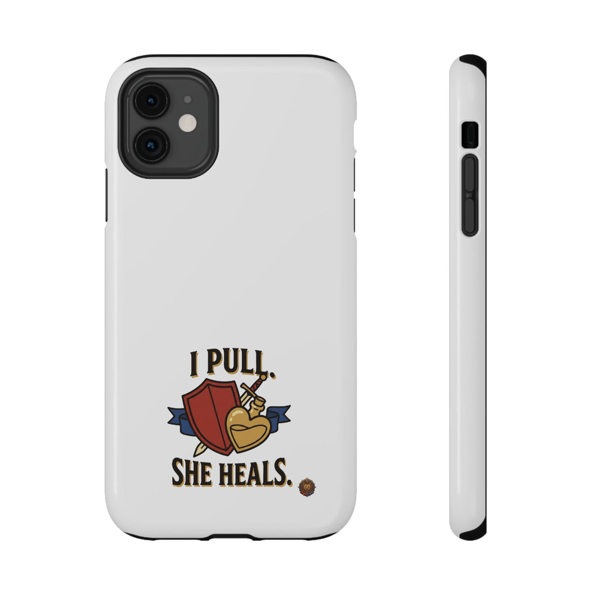 Phone Case — 'I Pull. She Heals.' Heavy-Duty Impact-Resistant Phone Case