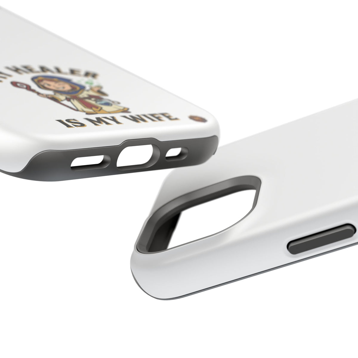 Phone Case — 'My Healer Is My Wife' Heavy-Duty Impact-Resistant Phone Case