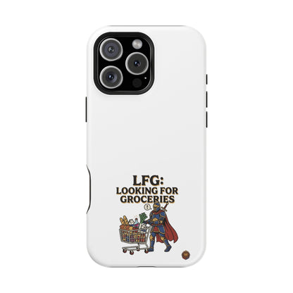 Phone Case — 'LFG: Looking for Groceries' Heavy-Duty Impact-Resistant Phone Case