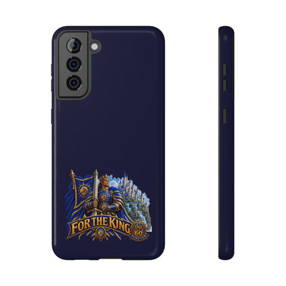 Phone Case — 'For The King' Banner Heavy-Duty Impact-Resistant Phone Case