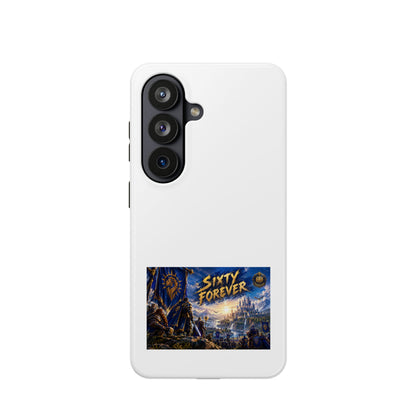 Sixty Forever – Blue Banner – Phone Case