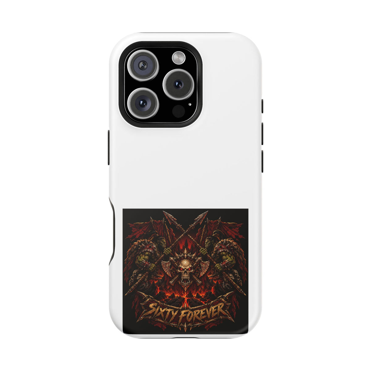Sixty Forever – Skull & Axes – Phone Case
