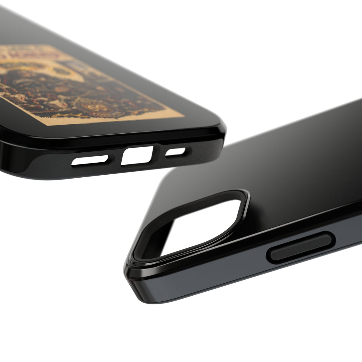 Phone Case — 'Social Life: Level 0 — Level 60 Achieved (Lion Banner)' Heavy-Duty Impact-Resistant Phone Case