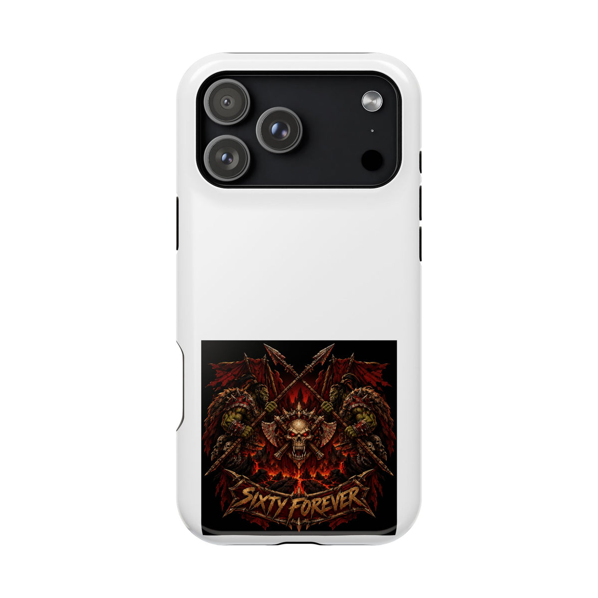 Sixty Forever – Skull & Axes – Phone Case