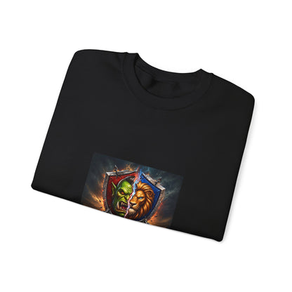 Fantasy Crest Crewneck Sweatshirt — "Forever" Shield Graphic