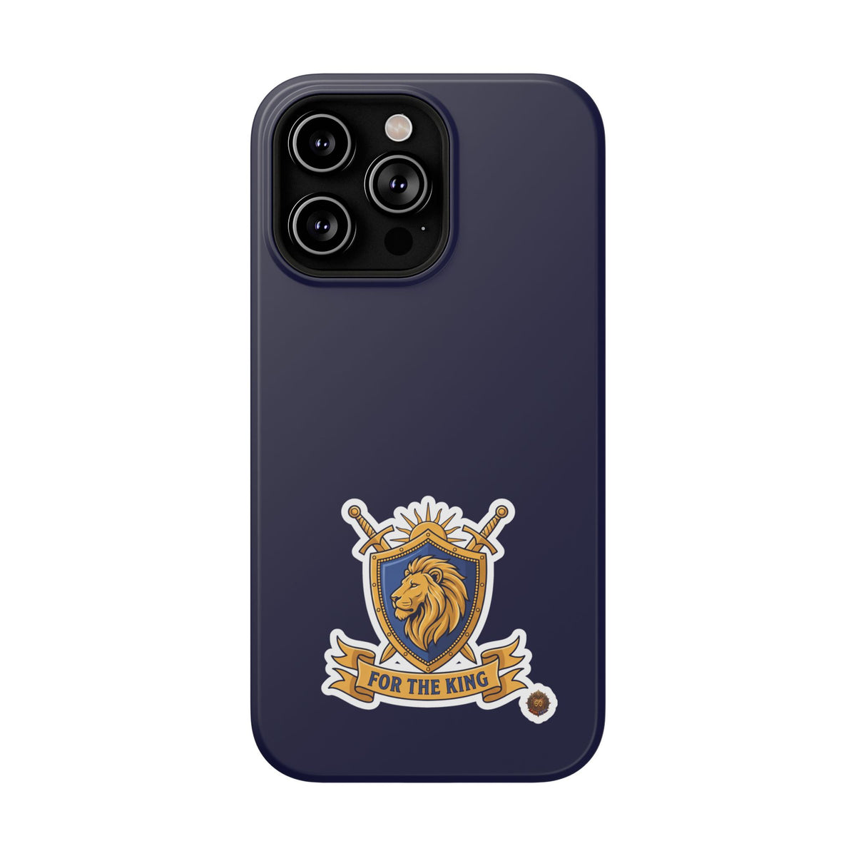Phone Case — 'For The King Crest' Heavy-Duty Impact-Resistant Phone Case