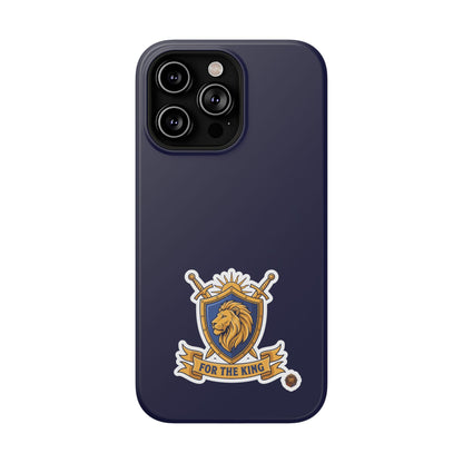 Phone Case — 'For The King Crest' Heavy-Duty Impact-Resistant Phone Case
