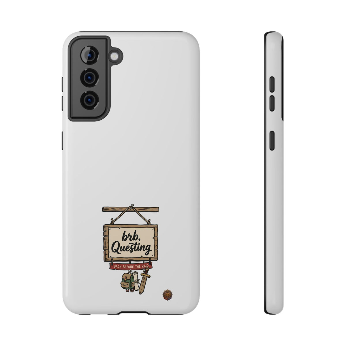 brb, Questing – Phone Case