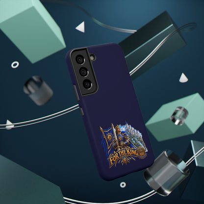 Phone Case — 'For The King' Banner Heavy-Duty Impact-Resistant Phone Case