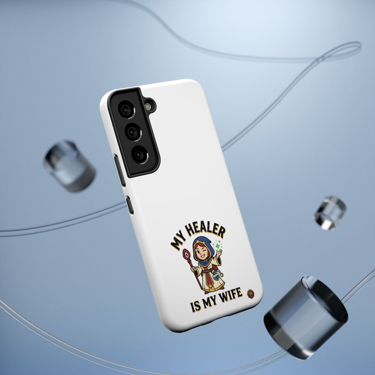 Phone Case — 'My Healer Is My Wife' Heavy-Duty Impact-Resistant Phone Case