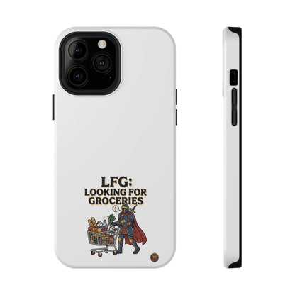 Phone Case — 'LFG: Looking for Groceries' Heavy-Duty Impact-Resistant Phone Case
