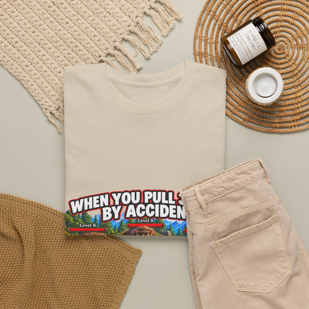 When You Pull 3 Mobs by Accident – T-Shirt