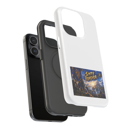 Sixty Forever – Blue Banner – Phone Case