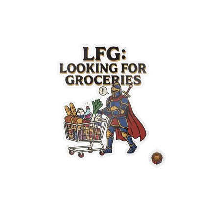 LFG: Looking For Groceries – Sticker