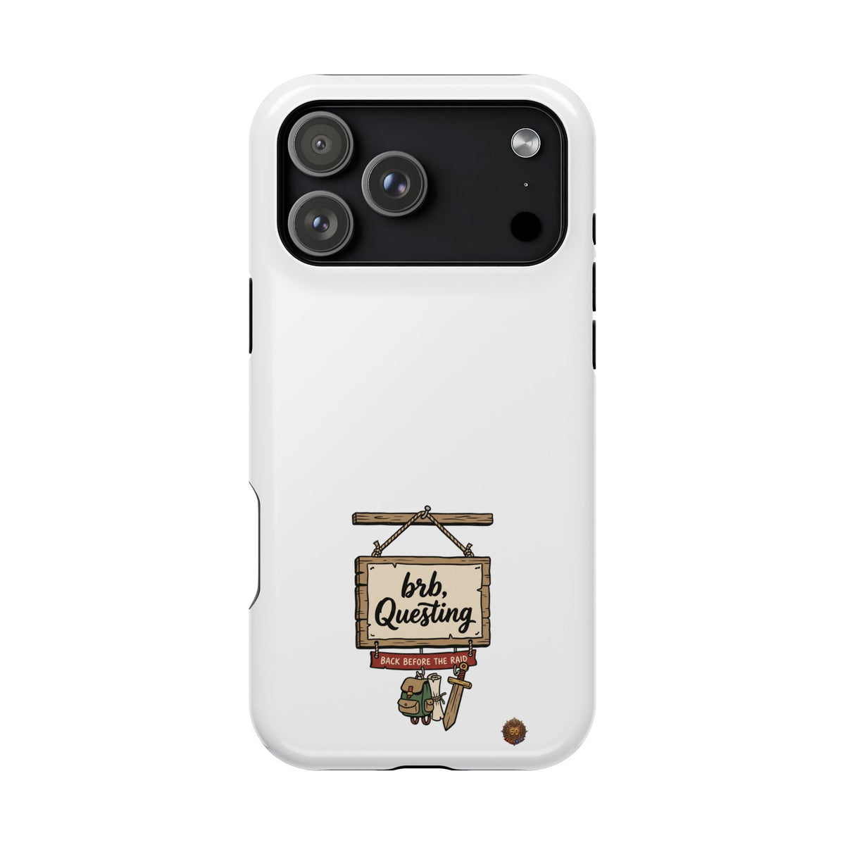 brb, Questing – Phone Case