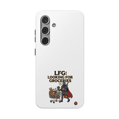Phone Case — 'LFG: Looking for Groceries' Heavy-Duty Impact-Resistant Phone Case