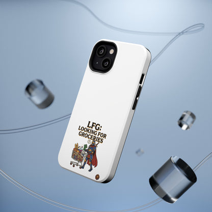 Phone Case — 'LFG: Looking for Groceries' Heavy-Duty Impact-Resistant Phone Case