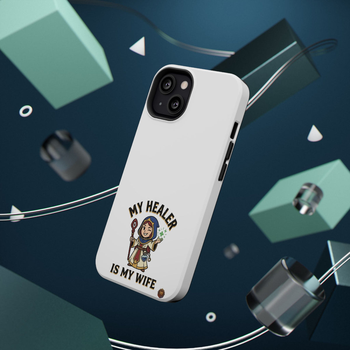 Phone Case — 'My Healer Is My Wife' Heavy-Duty Impact-Resistant Phone Case
