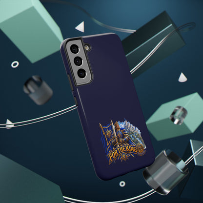 Phone Case — 'For The King' Banner Heavy-Duty Impact-Resistant Phone Case