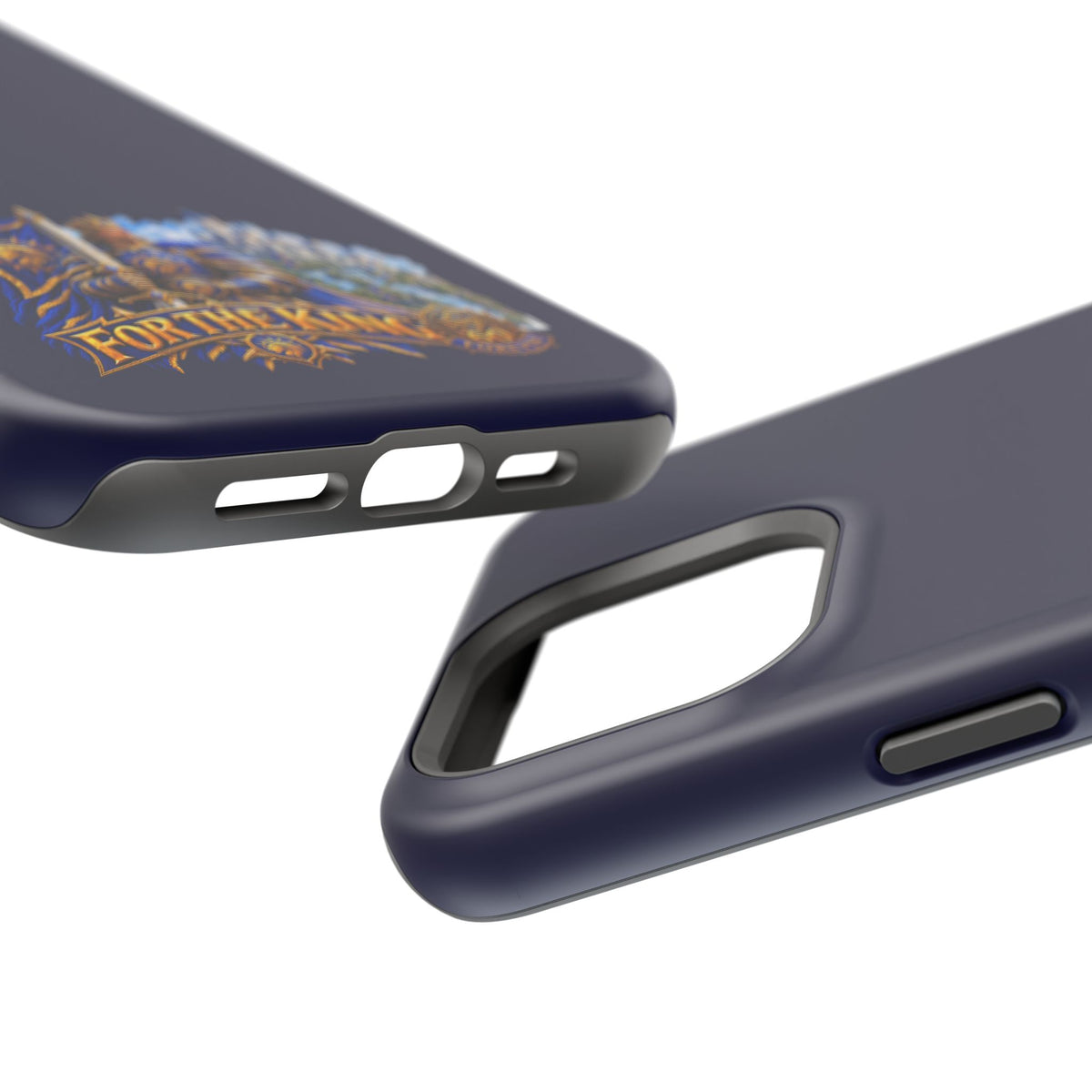 Phone Case — 'For The King' Banner Heavy-Duty Impact-Resistant Phone Case