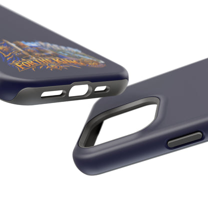 Phone Case — 'For The King' Banner Heavy-Duty Impact-Resistant Phone Case