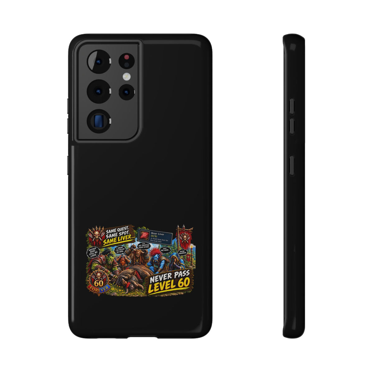 Phone Case — 'Same Quest, Same Spot' Heavy-Duty Impact-Resistant Phone Case