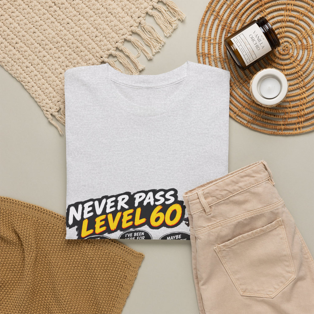 Never Pass Level 60 – T-Shirt