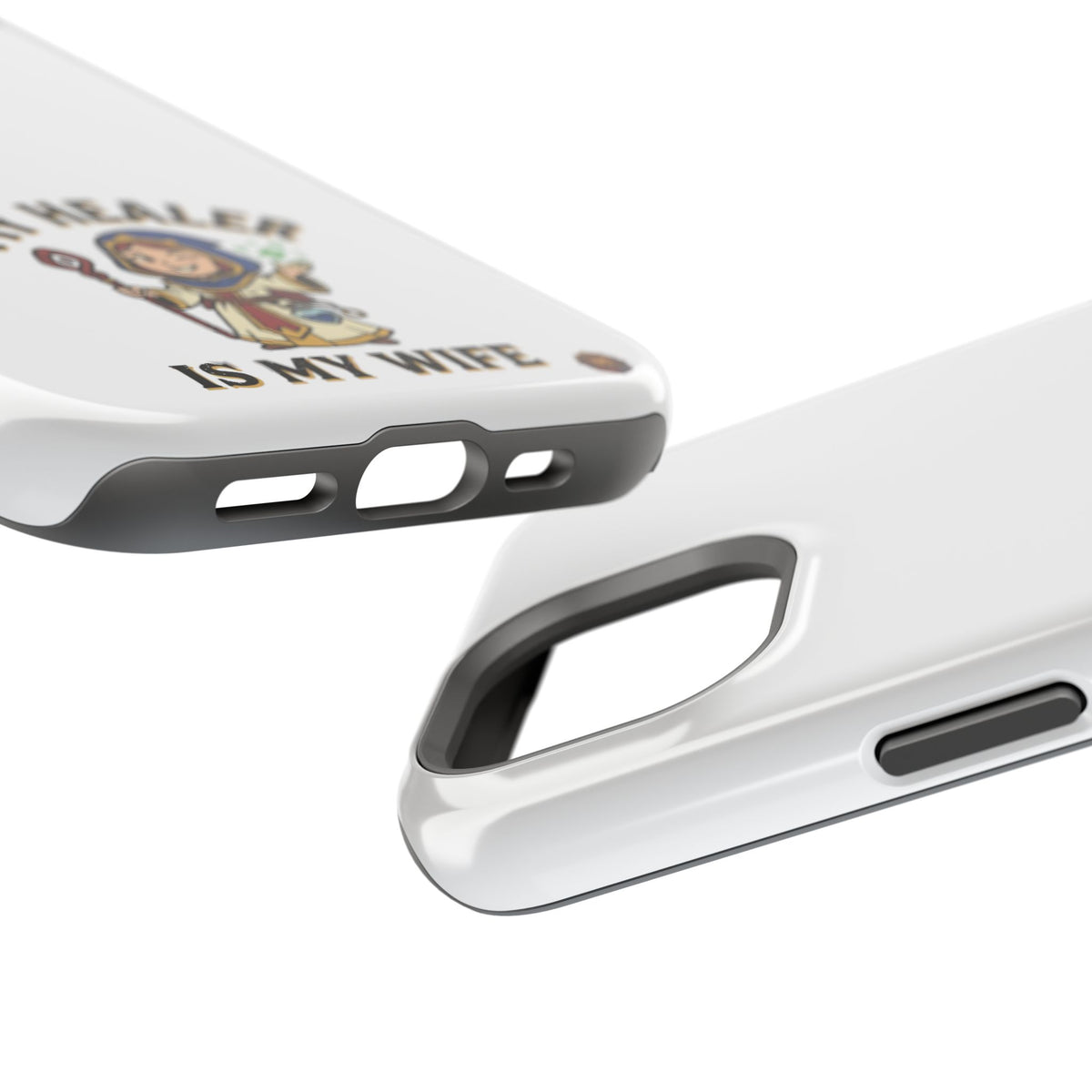 Phone Case — 'My Healer Is My Wife' Heavy-Duty Impact-Resistant Phone Case