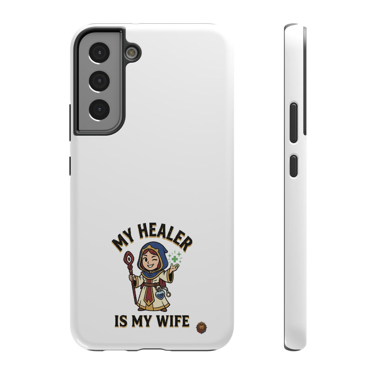 Phone Case — 'My Healer Is My Wife' Heavy-Duty Impact-Resistant Phone Case