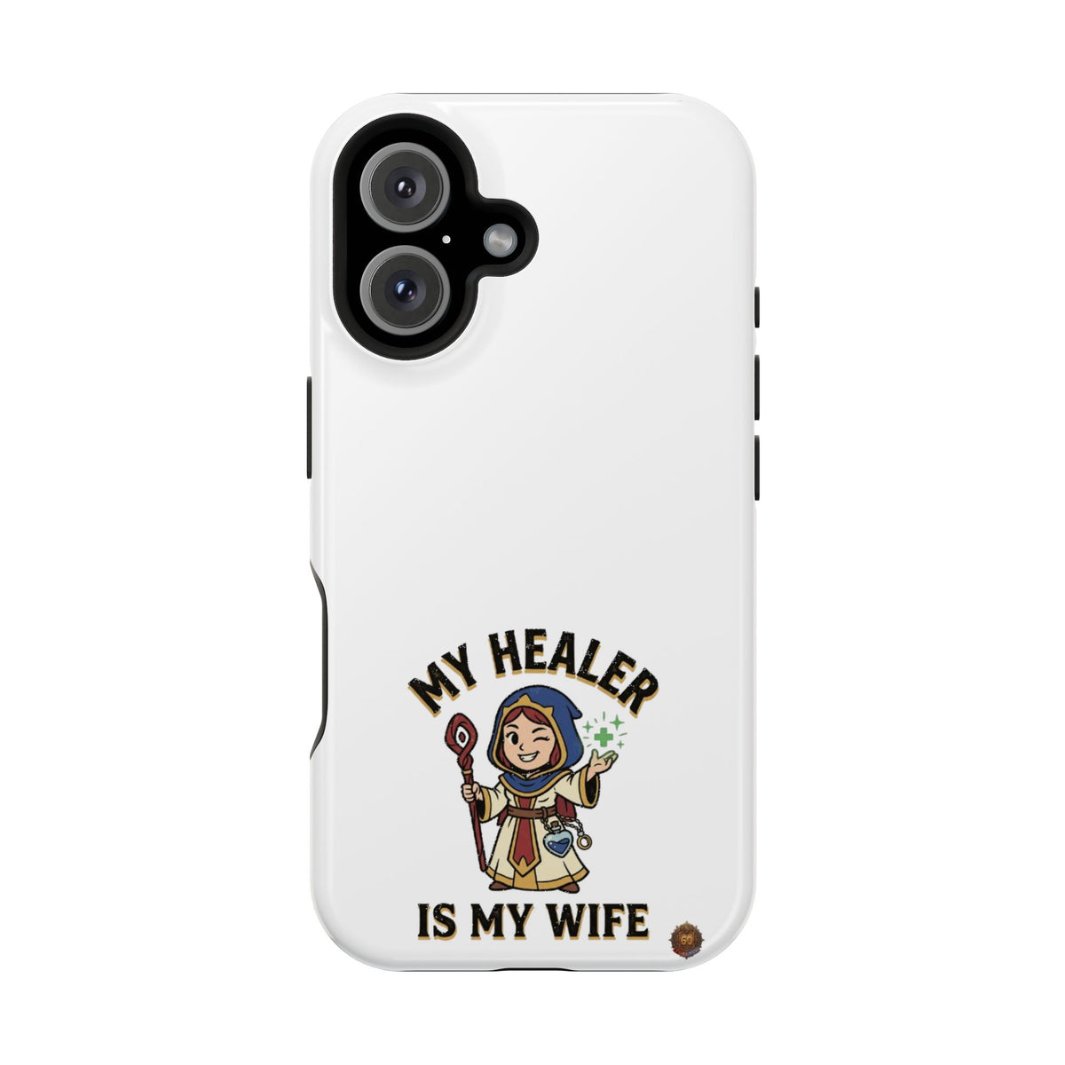Phone Case — 'My Healer Is My Wife' Heavy-Duty Impact-Resistant Phone Case