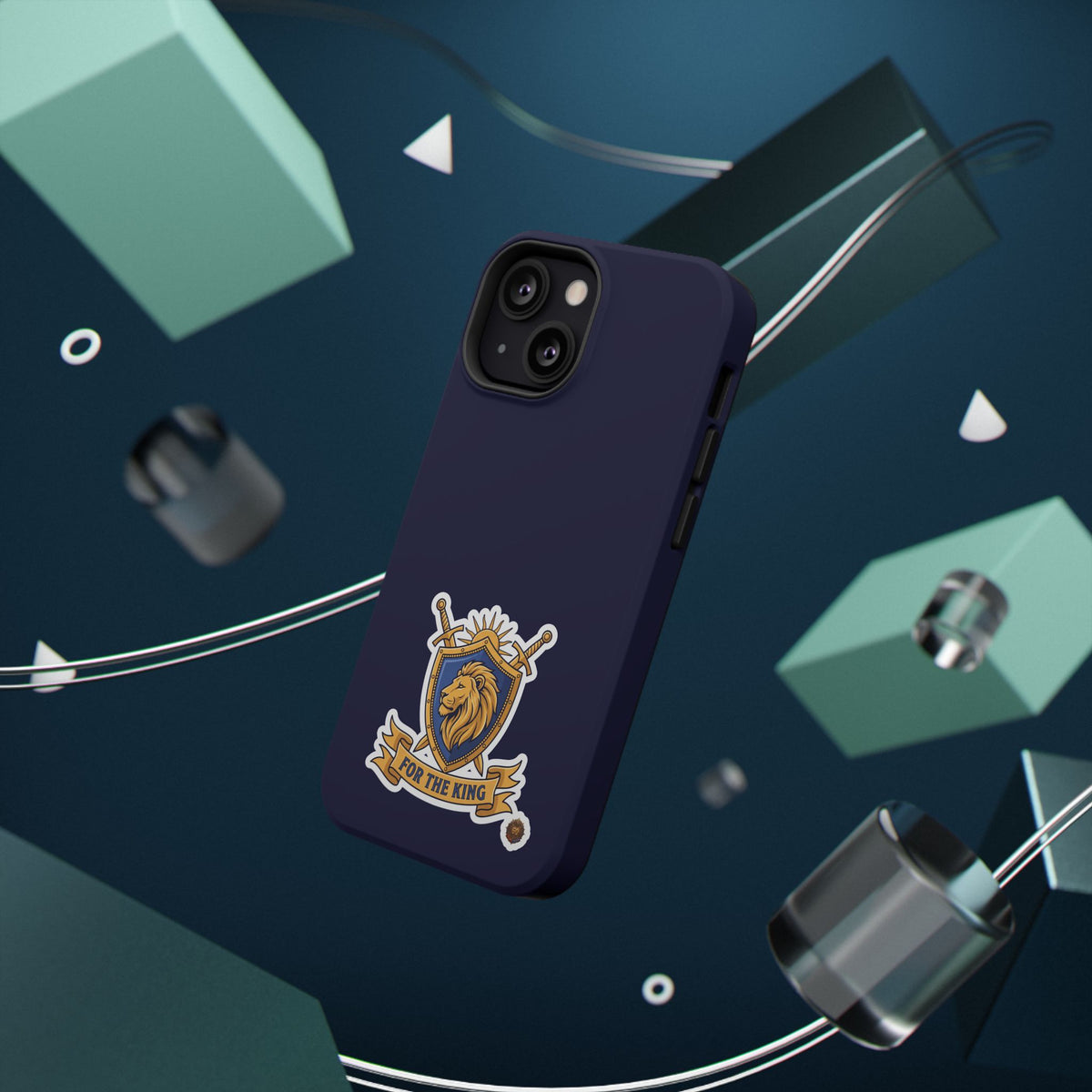Phone Case — 'For The King Crest' Heavy-Duty Impact-Resistant Phone Case