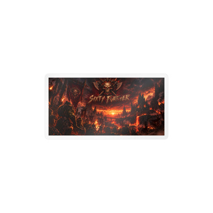 Sixty Forever – Lava Fields – Poster Decal