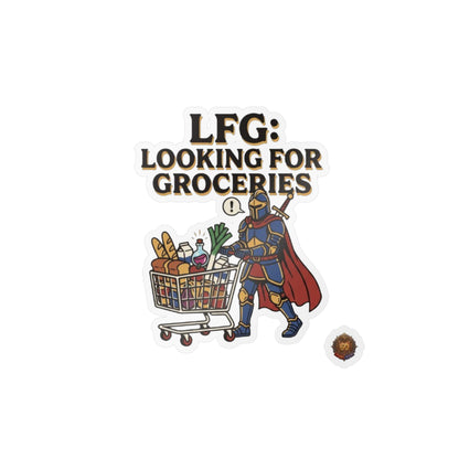 LFG: Looking For Groceries – Poster Decal