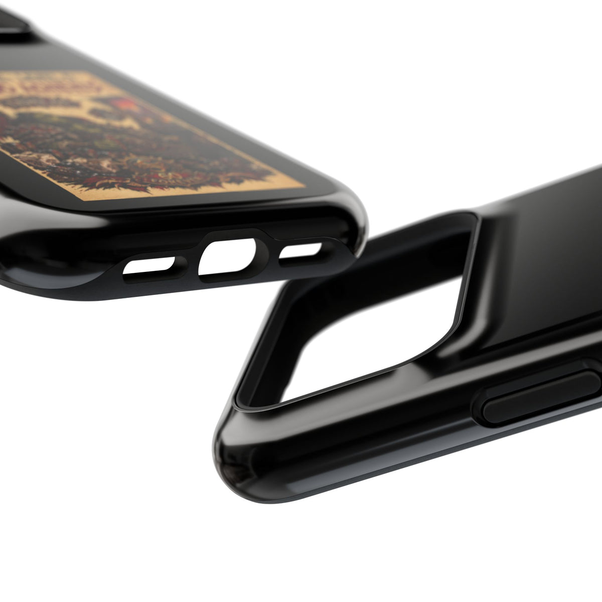 Phone Case — 'Social Life: Level 0 — Level 60 Achieved (Skull Banner)' Heavy-Duty Impact-Resistant Phone Case