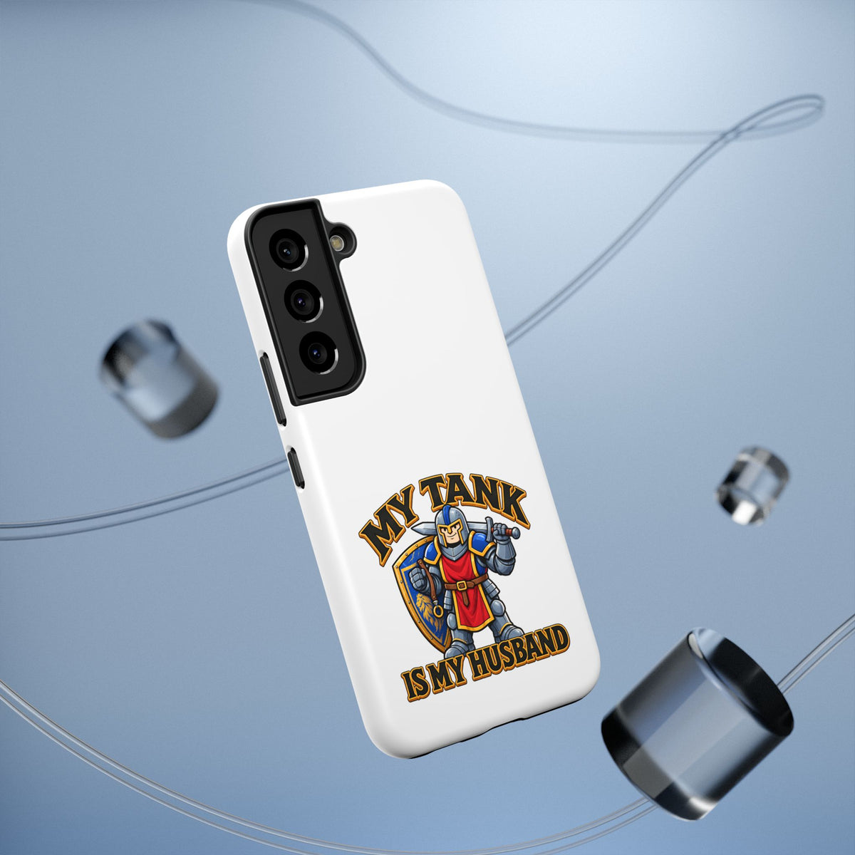 Phone Case — 'My Tank Is My Husband' Heavy-Duty Impact-Resistant Phone Case