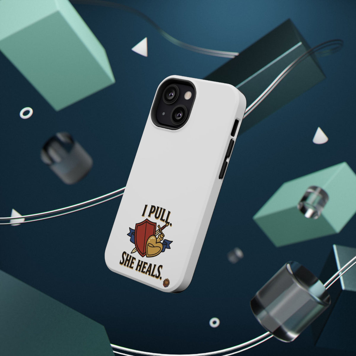 Phone Case — 'I Pull. She Heals.' Heavy-Duty Impact-Resistant Phone Case